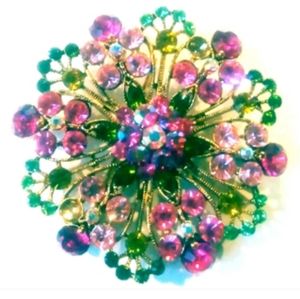 ❇️ Exquisite Vintage Rainbow Brooch ❇️
